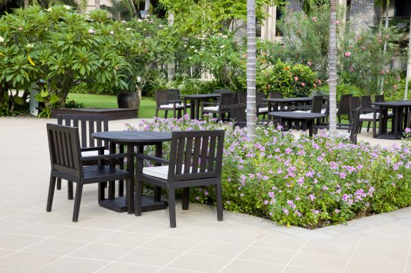 Courtyard Landscaping in Livonia