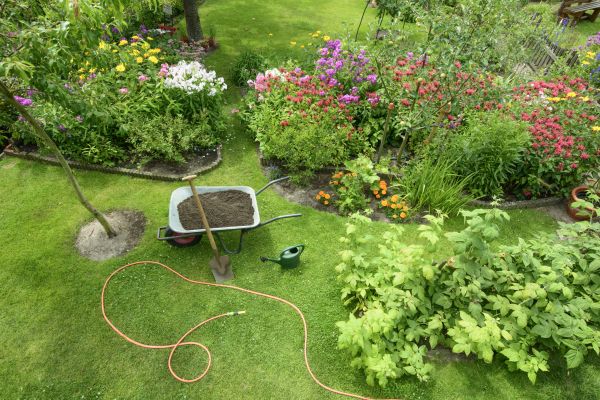 Flower Bed Construction in Livonia